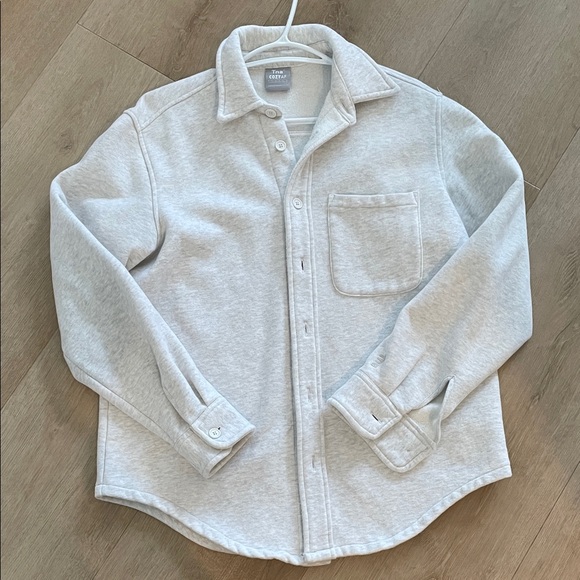 TNA Tops - Heather Gray Button-Front Shirt Jacket